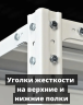 Стеллаж металлический Титан МС-500 1500х1000х600 2 полки