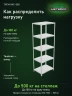 Стеллаж металлический Титан МС-500 2000х700х500 5 полок