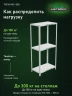 Стеллаж металлический Титан МС-500 1500х700х400 3 полки