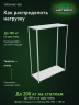 Стеллаж металлический Титан МС-500 2200х1500х600 2 полки