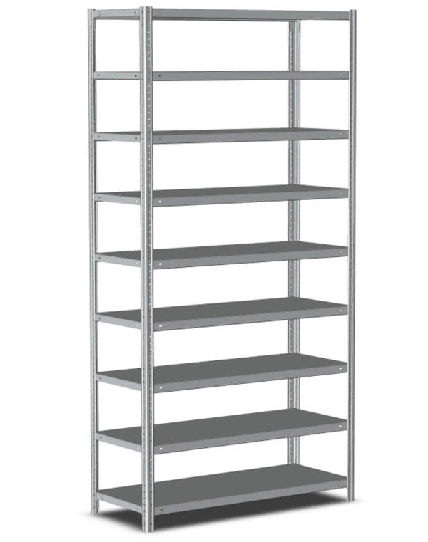 Стеллаж металлический Титан МС-500 2500х1000х600 9 полок