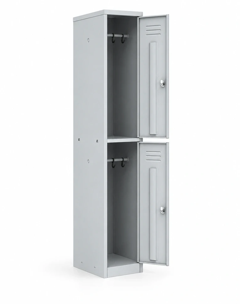 Односекционный металлический шкаф для одежды ШРМ-12