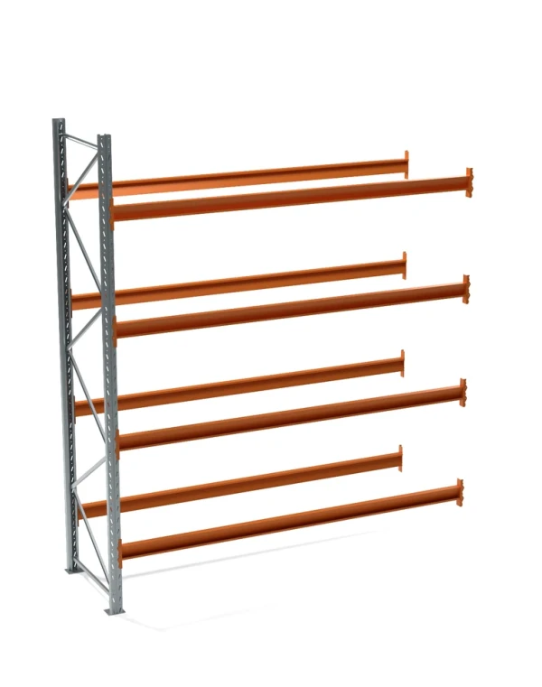Секция дополнительная паллетного стеллажа СП 4000x3300x1100, 4 яруса (1830 кг на ярус, 12670 кг на секцию)