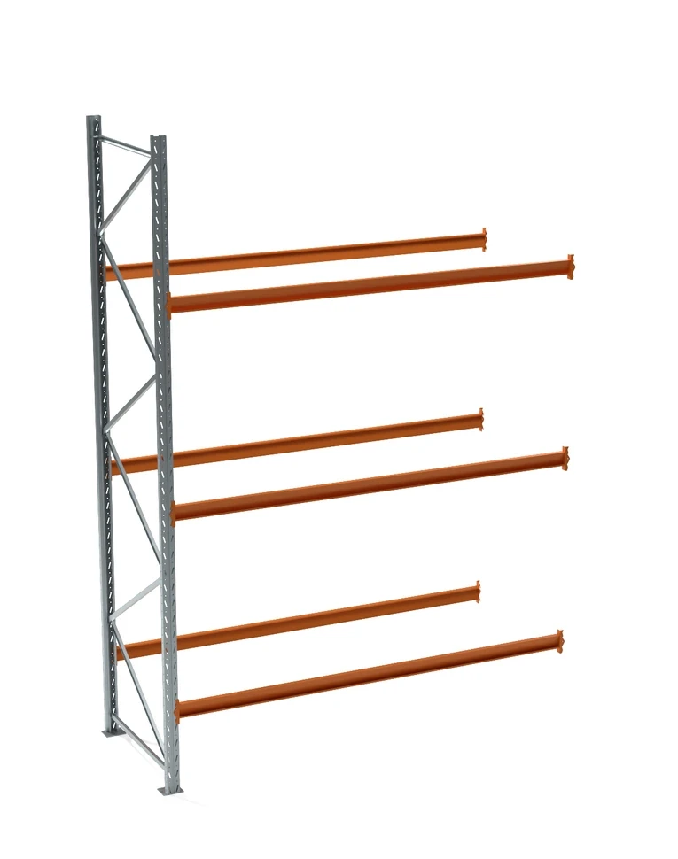 Секция дополнительная паллетного стеллажа СП 4000x2700x1100, 3 яруса (730 кг на ярус, 14300 кг на секцию)