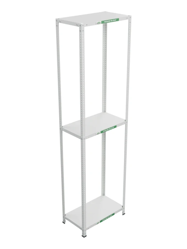 Стеллаж металлический Титан МС-750 2500x700x400 3 полки