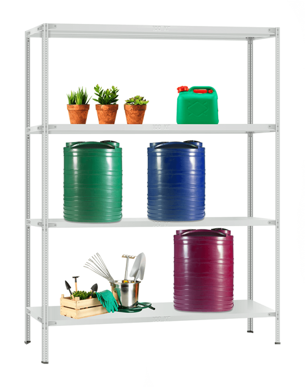 Стеллаж металлический Титан МС-900 1500x1000x500 4 полки